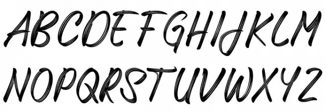 Unforgotten More Schriftart Groß