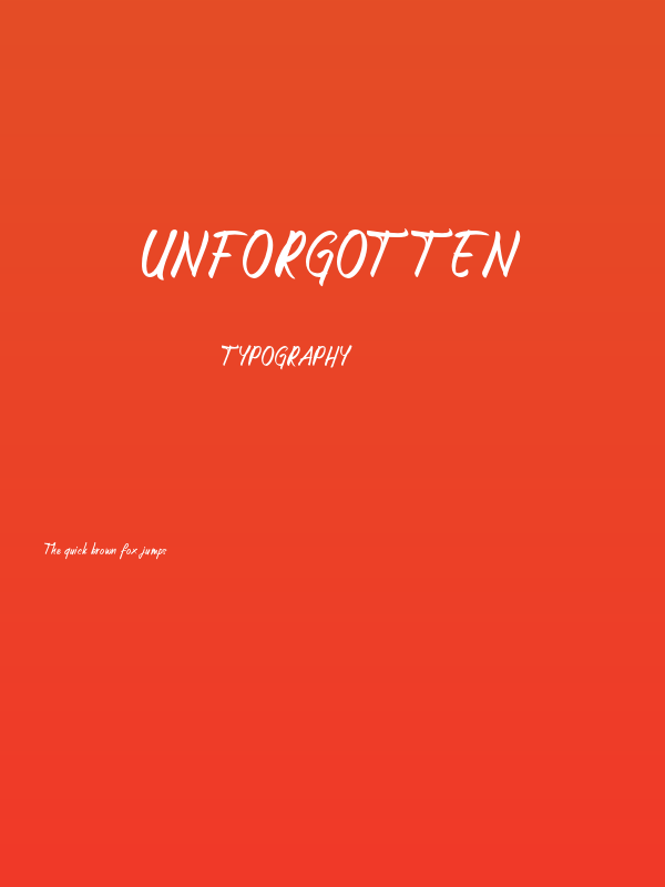 Unforgotten Poster
