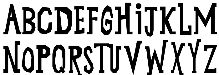 Unggas Malam Font LOWERCASE