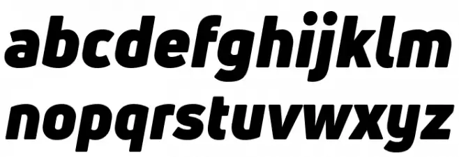 Uni Neue-Trial Black Italic Fuentes MINÚSCULAS