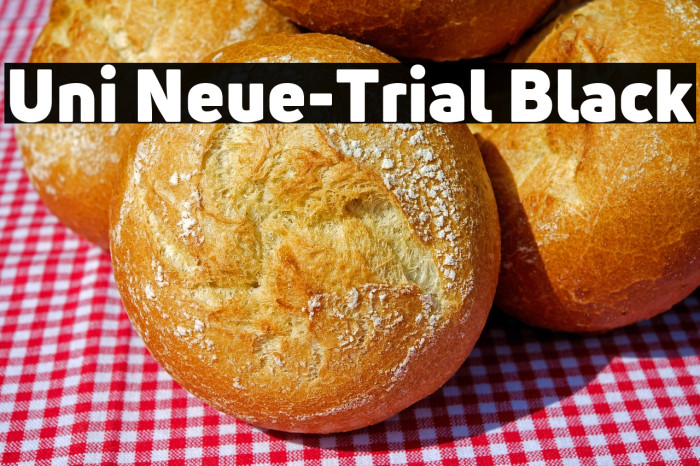 Uni Neue-Trial Black Example 3