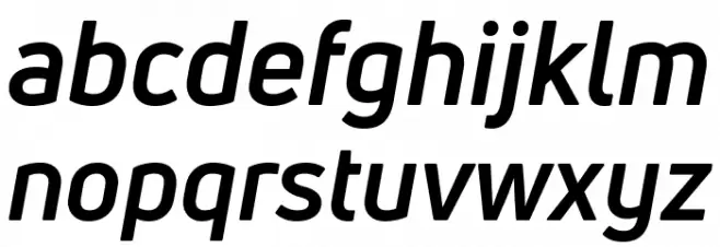 Uni Neue-Trial Bold Italic خط أحرف صغيرة