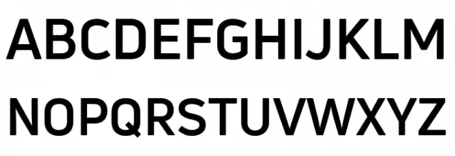 Uni Neue-Trial Bold Schriftart Groß