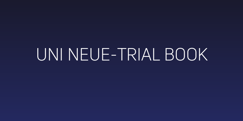 Uni Neue-Trial Book Social Header