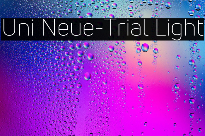 Uni Neue-Trial Light Example 1