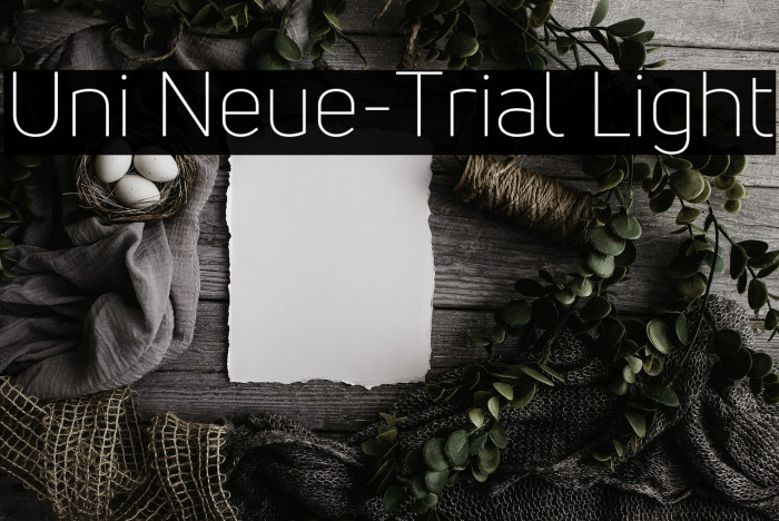 Uni Neue-Trial Light Example 2