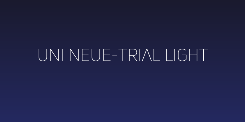 Uni Neue-Trial Light Social Header