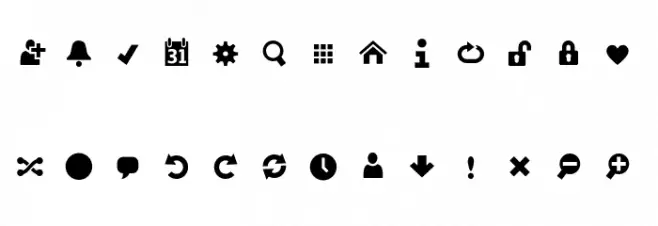 UniCons Font LOWERCASE