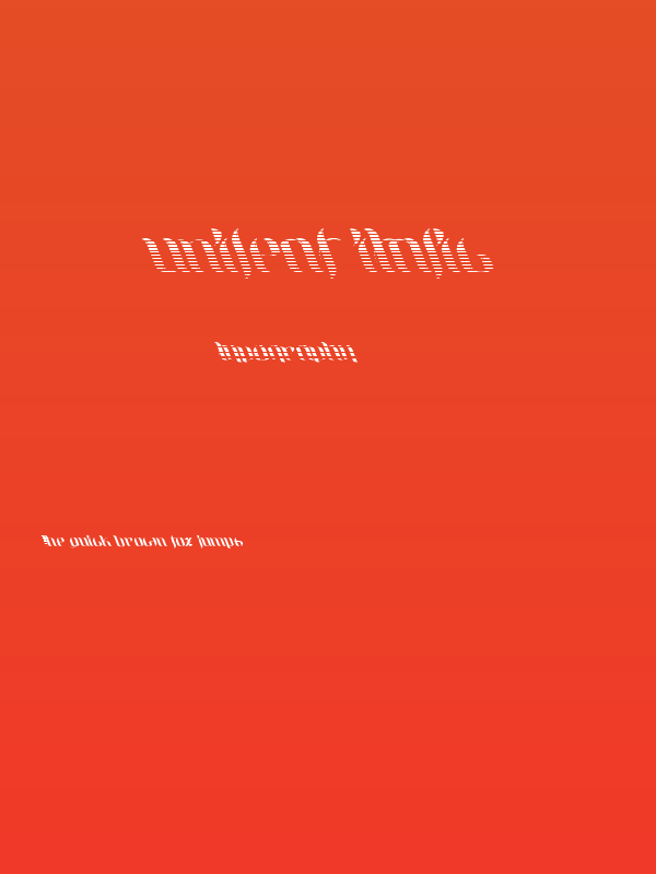 UniLeaf Italic Poster