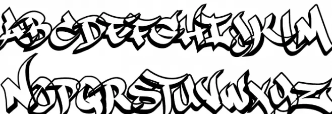 UniWide Schriftart Groß