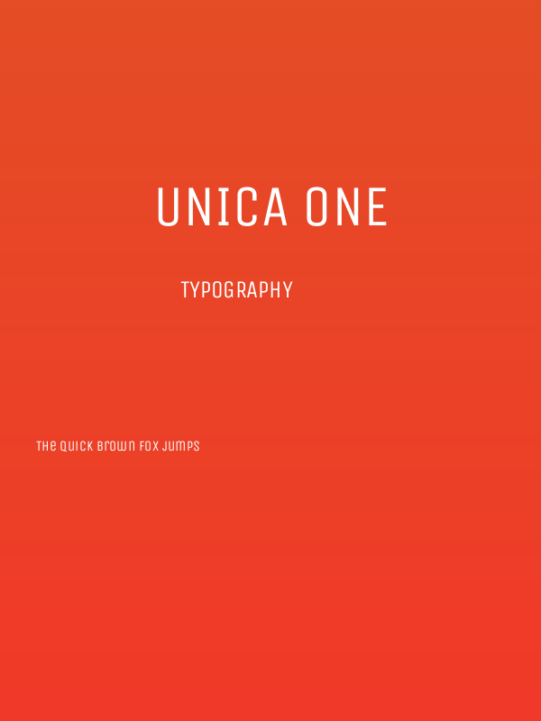 Unica One Poster