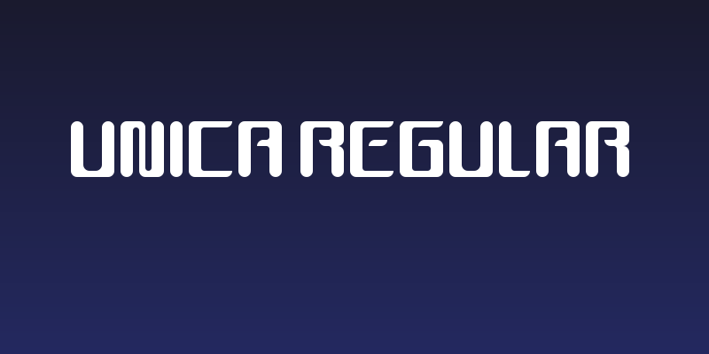 Unica Regular Social Header