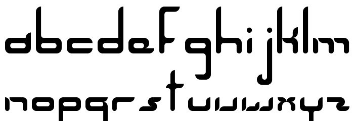 Unica Regular Font LOWERCASE