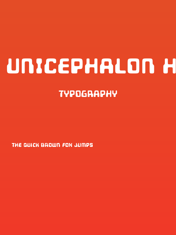 Unicephalon Heavy Poster