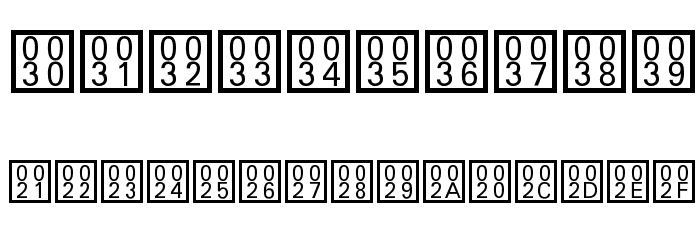 Unicode BMP Fallback SIL Font OTHER CHARS