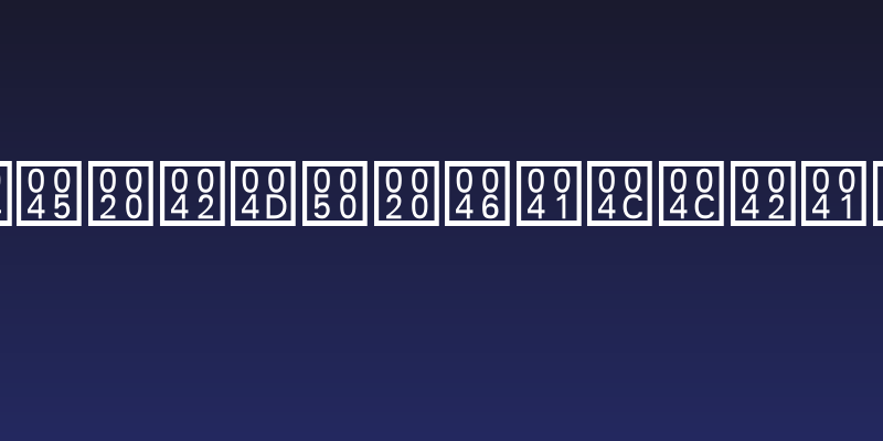 Unicode BMP Fallback SIL Social Header