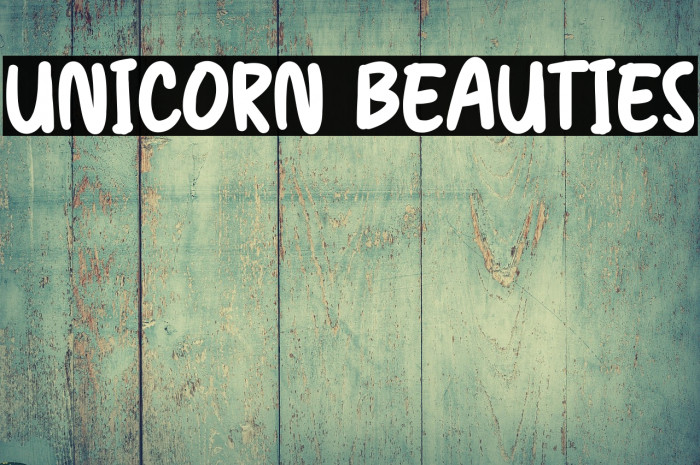 Unicorn Beauties Example 1