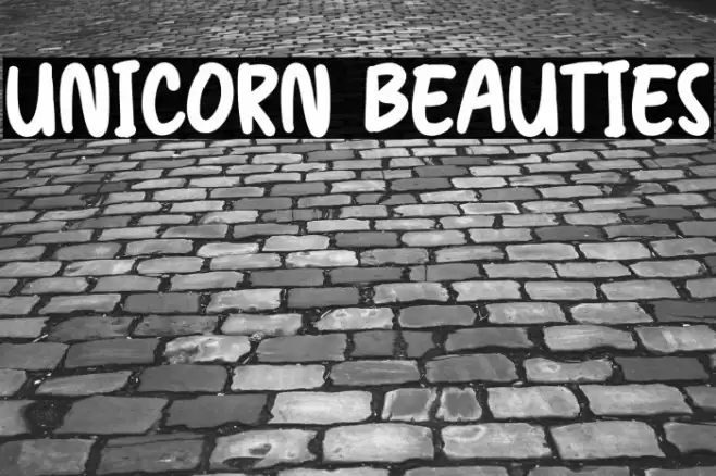 Unicorn Beauties Шрифта examples