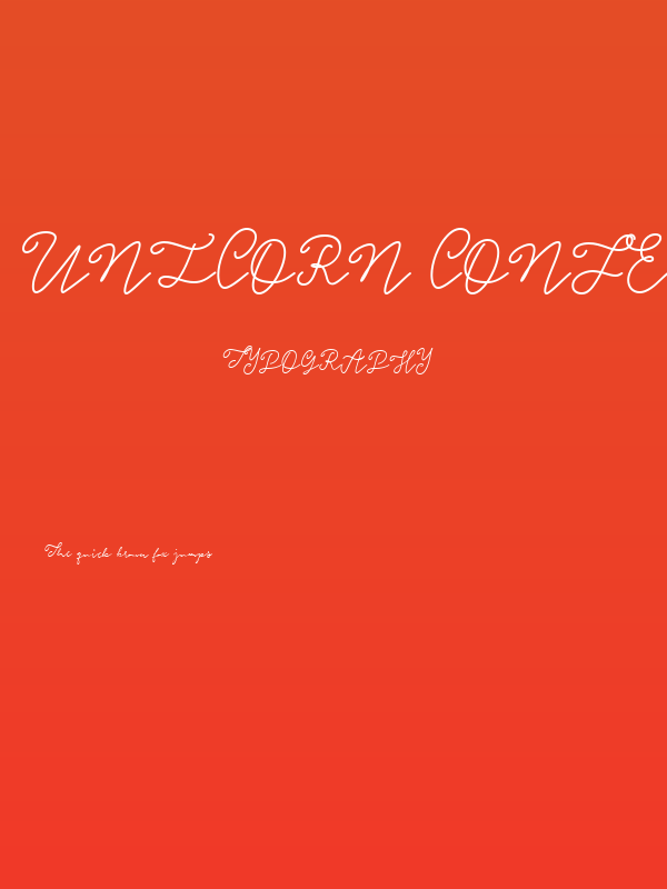 Unicorn Confetti Poster