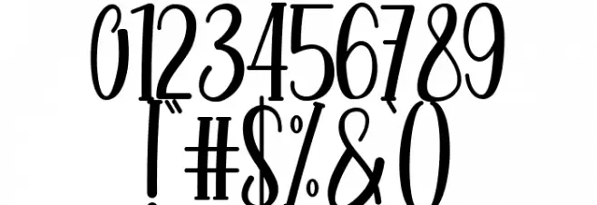 Unicorn Dancing Font OTHER CHARS