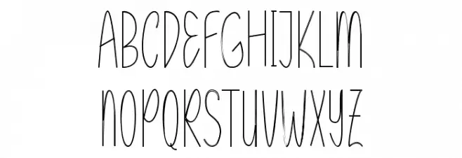 Unicorn Handwritten フォント 大文字