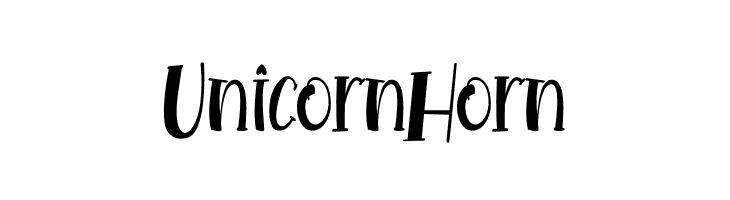 Unicorn Horn  les polices de caractères gratuit tlcharger