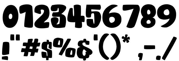 Unicorn Kids Font OTHER CHARS