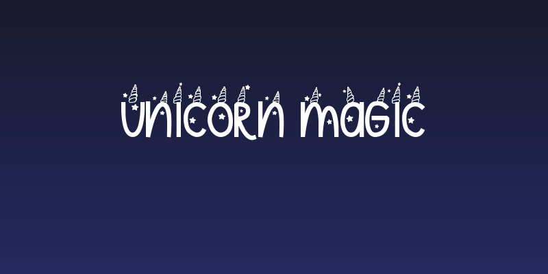 Unicorn Magic Social Header