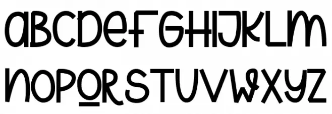 Unicorn Magic Font Litere mici