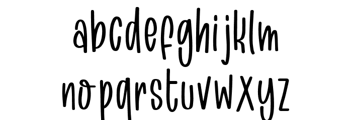 Unicorn Mermaid Font LOWERCASE