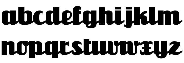 Unicorn NF Font LOWERCASE