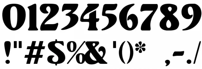 Unicorn Regular Fuentes OTROS CHARS