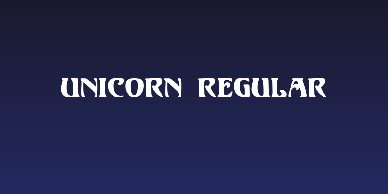 Unicorn Regular Social Header
