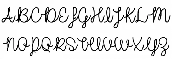 Unicorn Sparkles Regular Schriftart Groß