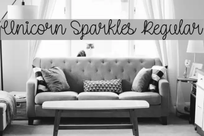 Unicorn Sparkles Regular Font examples
