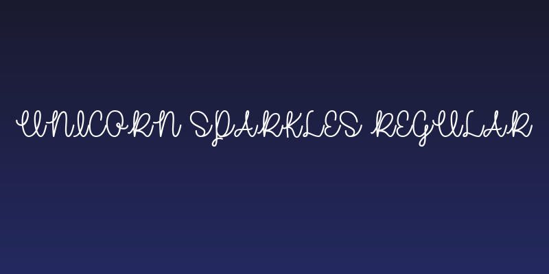 Unicorn Sparkles Regular Social Header