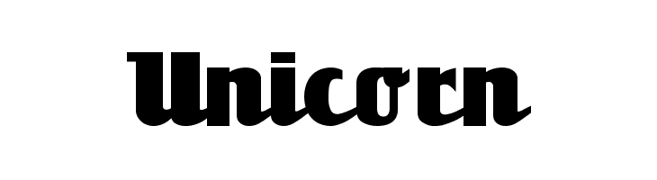 Unicorn Font - FFonts.net