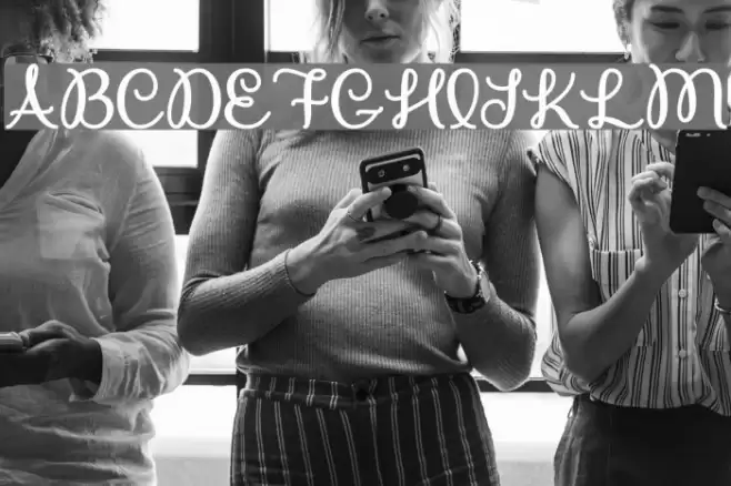 UnicornGiggles Font examples