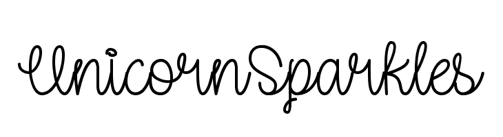 UnicornSparkles  font caratteri gratis