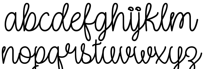 UnicornSparkles Font LOWERCASE