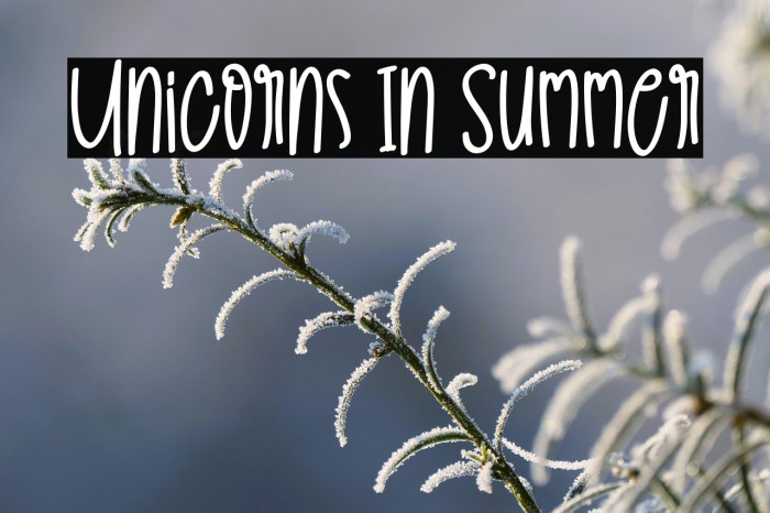 Unicorns In Summer Example 1
