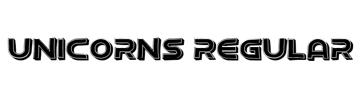 Unicorns Regular  Скачать бесплатные шрифты