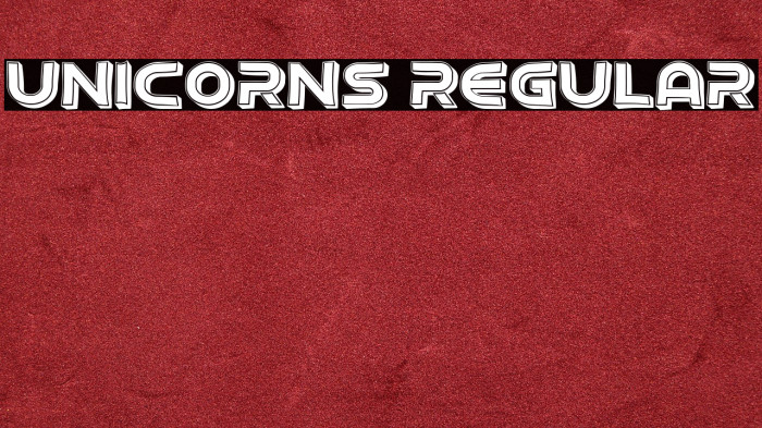 Unicorns Regular Example 1
