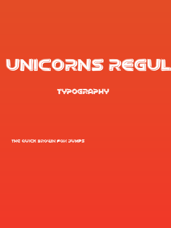 Unicorns Regular Poster