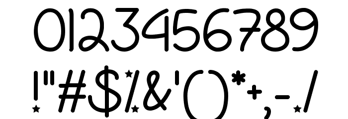 Unicorns are Awesome Font OTHER CHARS