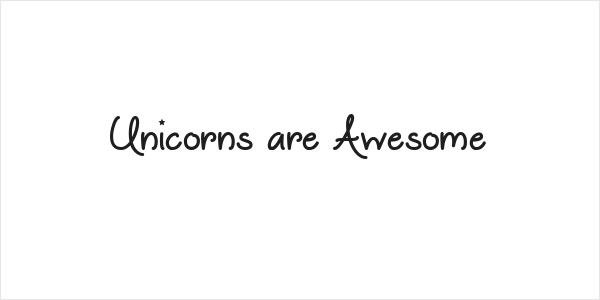 Unicorns are Awesome Logo