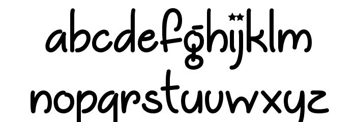 Unicorns are Awesome Font LOWERCASE