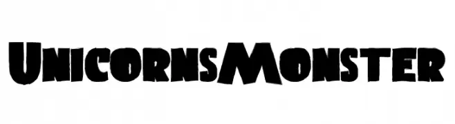 UnicornsMonster  Frei Schriftart Herunterladen