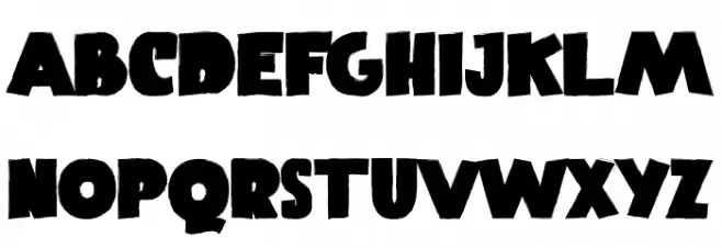 UnicornsMonster Font Litere mari