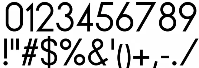 Unified Font OTHER CHARS